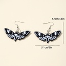 Mode lgant Acrylique Fonc Papillon Noir Crne Boucles Doreilles des Femmespicture9