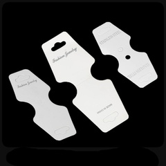 Fabrik Großhandel Spot Schmuck Verpackung Kartenpapier Koreanische Schmuckkarte Neue Titan Stahl Halskette Armband Faltkarte