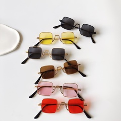 Retro style color square frame UV Protection children Sunglasses
