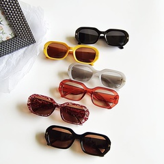 new Style color small polygon Square frame UV-Proof Sunglasses