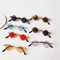 New style retro color small round frame children sunglasses