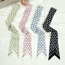 Spring New Geometric Square Womens Extended Scarves Ribbon Small Scarf Giftpicture13