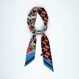 Spring Lengthened New Sunflower Flower Printed Womens Scarves Ribbon Small Scarfpicture15