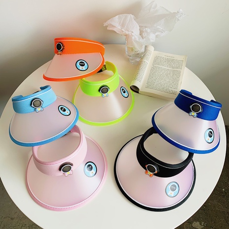 Fashion Summer Sun-Proof Children's PVC Bear Color Changing Adjustment Outdoor Hat's discount tags