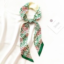 Korean Style Summer Flower and Bird Printed Ladies Decoration Ribbon Hair Band Scarfpicture12