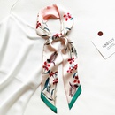 Korean Style Summer Flower and Bird Printed Ladies Decoration Ribbon Hair Band Scarfpicture9