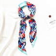 Korean Style Summer Flower and Bird Printed Ladies Decoration Ribbon Hair Band Scarfpicture20
