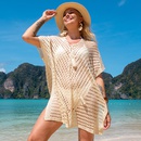 Neue Mode Einfache Hohle Strand Kleid Lose Sexy Urlaub Bikini Badeanzug Blusepicture6