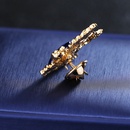 Simple nouveau style Aigle couronne ailes forme incrust Diamant alliage Brochepicture14
