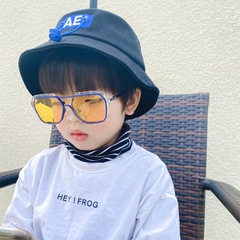 Mode Einteiliges Große Rim Rahmen UV Schutz Kinder Sonnenbrille