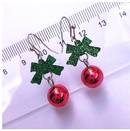 Fashion Cute Sweet Glitter Bow Red Bead Alloy Earringspicture11