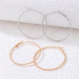 Simple style Geometric Alloy Twist circle Earrings FivePiece Setpicture8