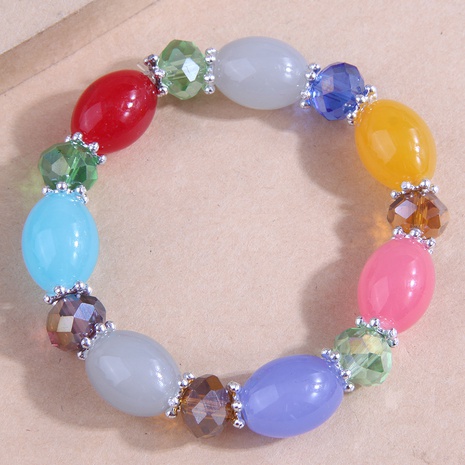 Fashion Sweet Concise colorful Crystal Resin Bracelet's discount tags