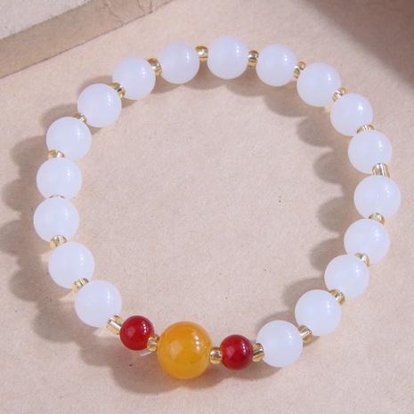 Korean Style Fashionable solid color Simple Beads Bracelet's discount tags