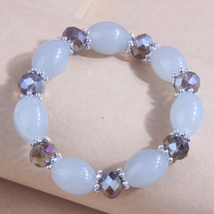 Fashion solid color Crystal Resin decor Personality Bracelet