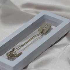 simple solid color Elastic PE Film Dustproof Rings Necklace Bracelet jewelry Box