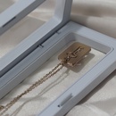 Einfache feste farbe Elastische PE Film Staubdicht Ringe Halskette Armband schmuck Boxpicture10