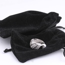 Simple Noir Flanelle Cordon Bijoux Emballage Sac En Grospicture11