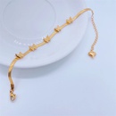 Fashion Elegant 18K Gold Plating Butterfly Snake Bone Chain Titanium Steel Braceletpicture10