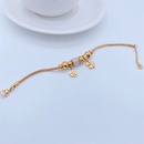Fashion Elegant 18K Gold Plating Four Leaf Clover Chain Titanium Steel Braceletpicture10