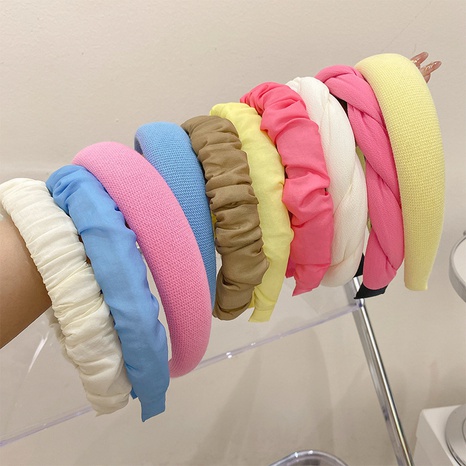 Fashion Spring New Candy Color Headband Colorful Hair Accessories's discount tags