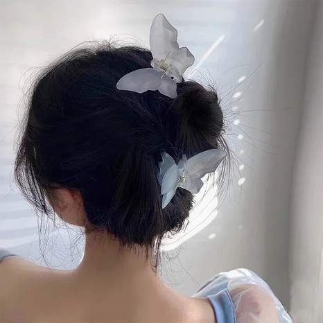 Fashion Frosted Butterfly Shaped Grip Hair Claw Hair Accessories's discount tags