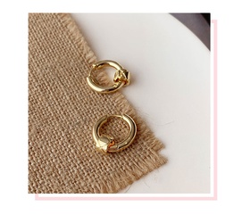 Wholesale Fashion  Round Ring 316L Titanium Steel Stud Earrings Earrings