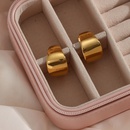 Fashion Stainless Steel Wide Surface C Type Earringspicture9
