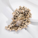 Mode Diamant Couleur Pleine Fleur de Diamant Femelle Broches Corsage Zircon Alliage Brochepicture10