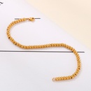 Fashion Stainless Steel Lobster Clasp Diy 4mm Ball Bracelet Ladies String Beads Chainpicture10