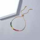 Mode Simple Rglable Gomtrique Color Incrust Zircon Cuivre Braceletpicture10