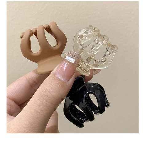 Fashion New Fixed Frosted Solid Color Small Hair Clip Female Hair Accessories's discount tags