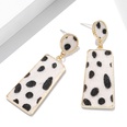 New fashion creative suede leopard geometric long earrings simple earringspicture15