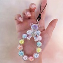 Mobile Phone Lanyard Short Finger Pendant Colorful Macaron Colorful Handmade Beaded Ornamentspicture6