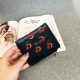 New Korean Hot Sale Lychee Pattern Cherry Embroidered Ladies Wallet Short Student Coin Pursepicture18