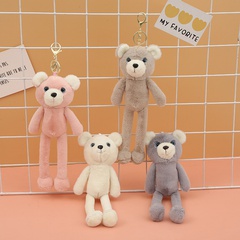 Fashion New Cute Bear Plush Doll Pendant Keychain Wholesale