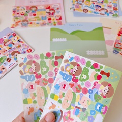 Cute Cartoon Farm Sailor Detective Small Pattern Journal Notebook Decoration Stickers