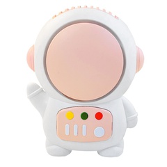 Mignon de Bande Dessinée Astronaute Creative Enfants De Poche Portable Vertical Muet USB Mini Ventilateur