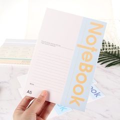 Wholesale A5 Office Notebook Soft Copy Creative Horizontal Line Practice Note Book
