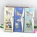 Wholesale New Simple Transparent Student FourPiece Set Ruler Sets Stationery Giftpicture4