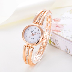 Fashion New Women's Wholesale Creative Diamond Simple Bracelet Alloy Quartz Watch