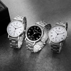 Mode männer Einfache Alloy Strap Quarzuhr Kreative Digitale Uhr