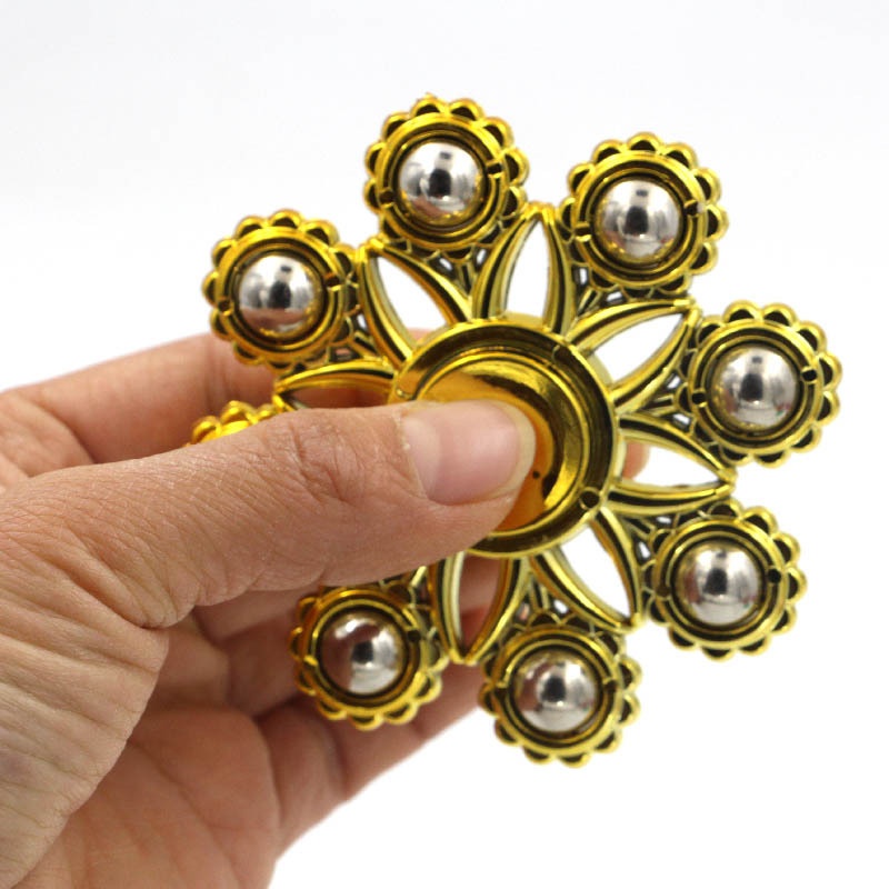 Kunststoff Beschichtung FnfSechsAcht Perlen Fidget Spinner Druck Reduktion Spielzeug