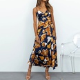 Womens Summer New Fashion Slim Sexy Floral printed Sleeveless Split Dresspicture11