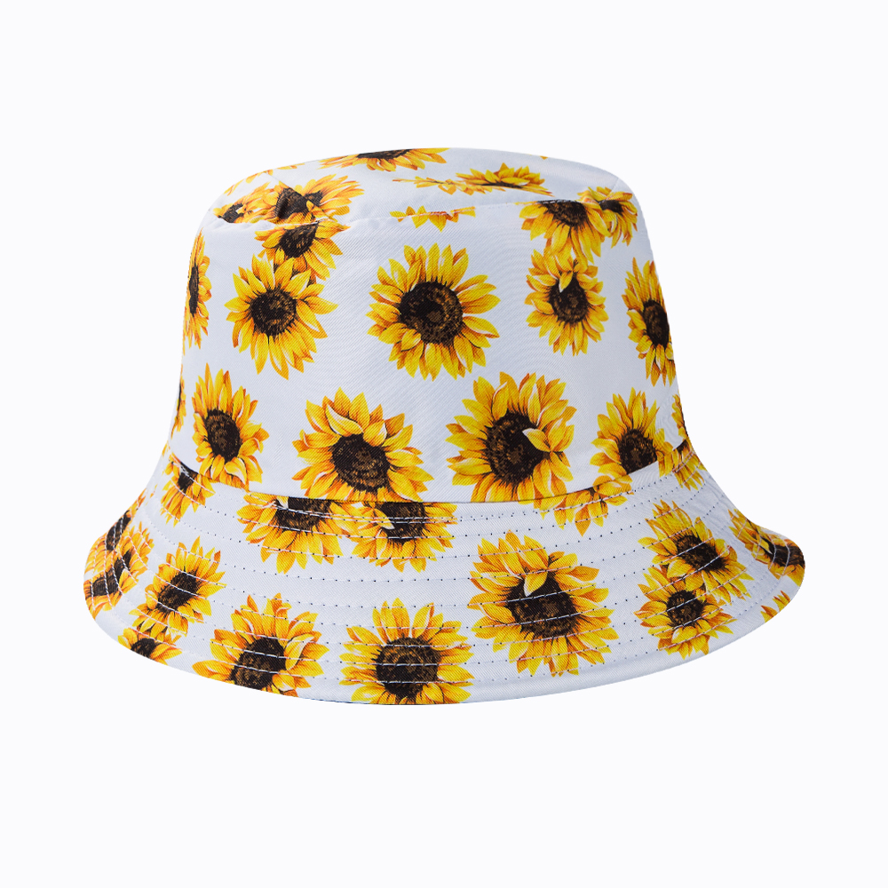 Fashion New Sunflower Bucket Hat Male and Female Sun Protection Hatpicture5