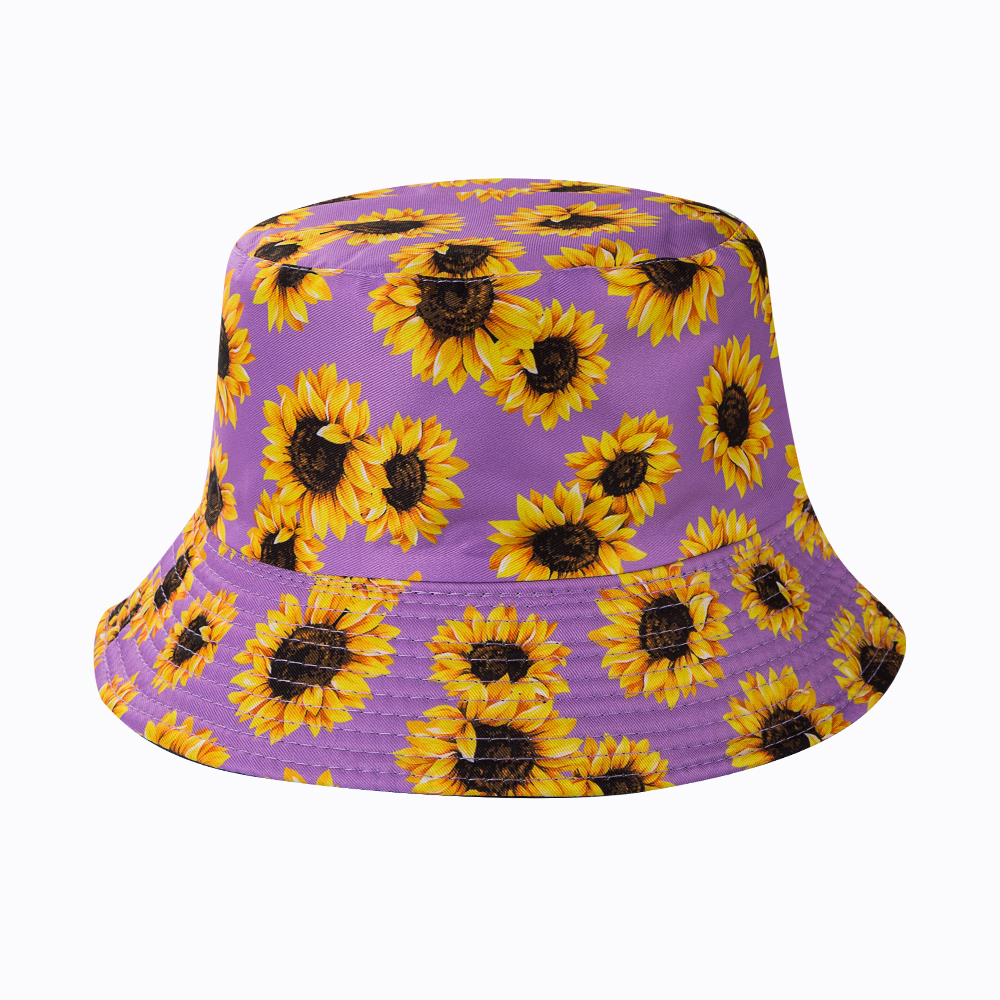 Fashion New Sunflower Bucket Hat Male and Female Sun Protection Hatpicture8