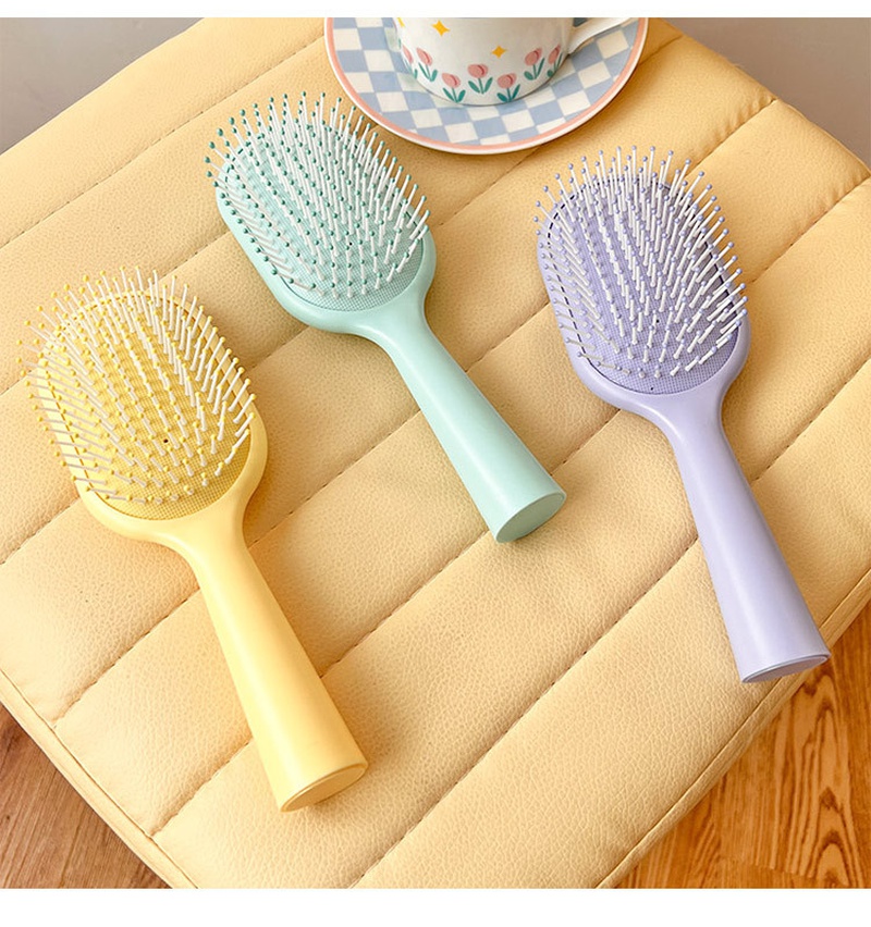 Cute Candy Color Goodlooking Portable AntiStatic Large Size Comb