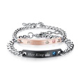bracelet en acier titane zircon mode romantique simplepicture21