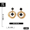 fivepointed star diamond multilayer circle earringspicture22