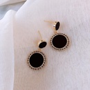 Fashion Simple Black Circle Geometric Womens  Alloy Earringspicture9